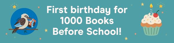 First birthday for 1000 Books Before School